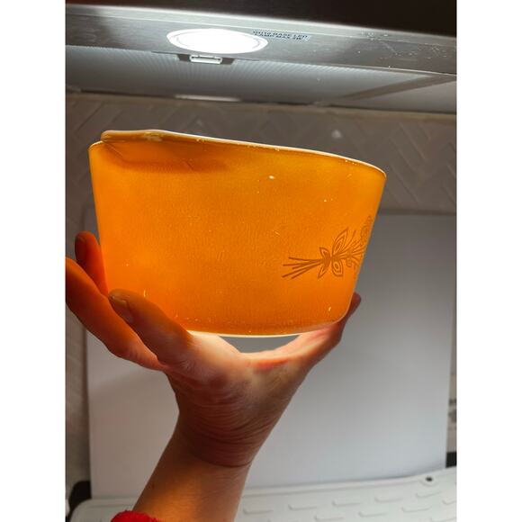 Vintage Pyrex Harvest Gold 473B Butterfly Pattern Casserole Dish No Lid - Picture 12 of 14